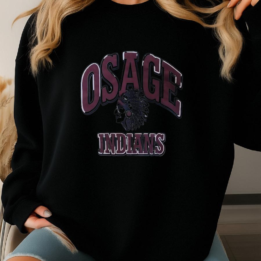 Vintage Sweatshirt, Osage S, Oversize, Supersoft. Large. Sweatshirt