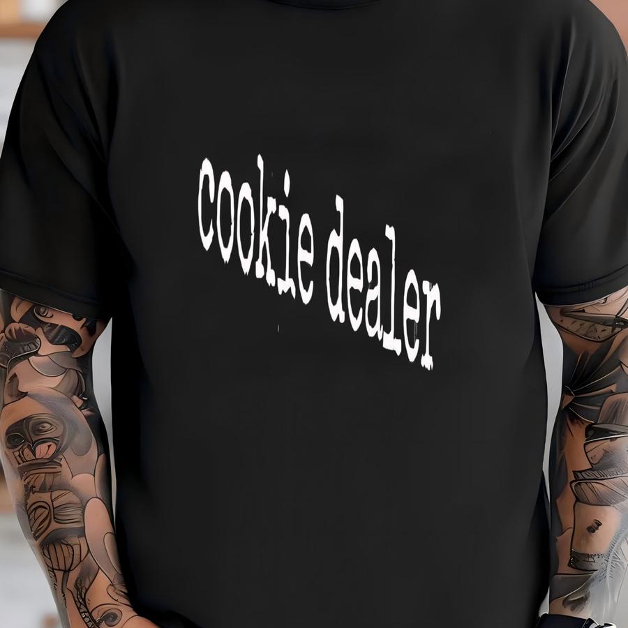 ® Cookie Dealer Hoodie, Funny Baking Graphic Tee, Cookie Lover Shirt, Dessert Humor Gift For Bakers T-shirt