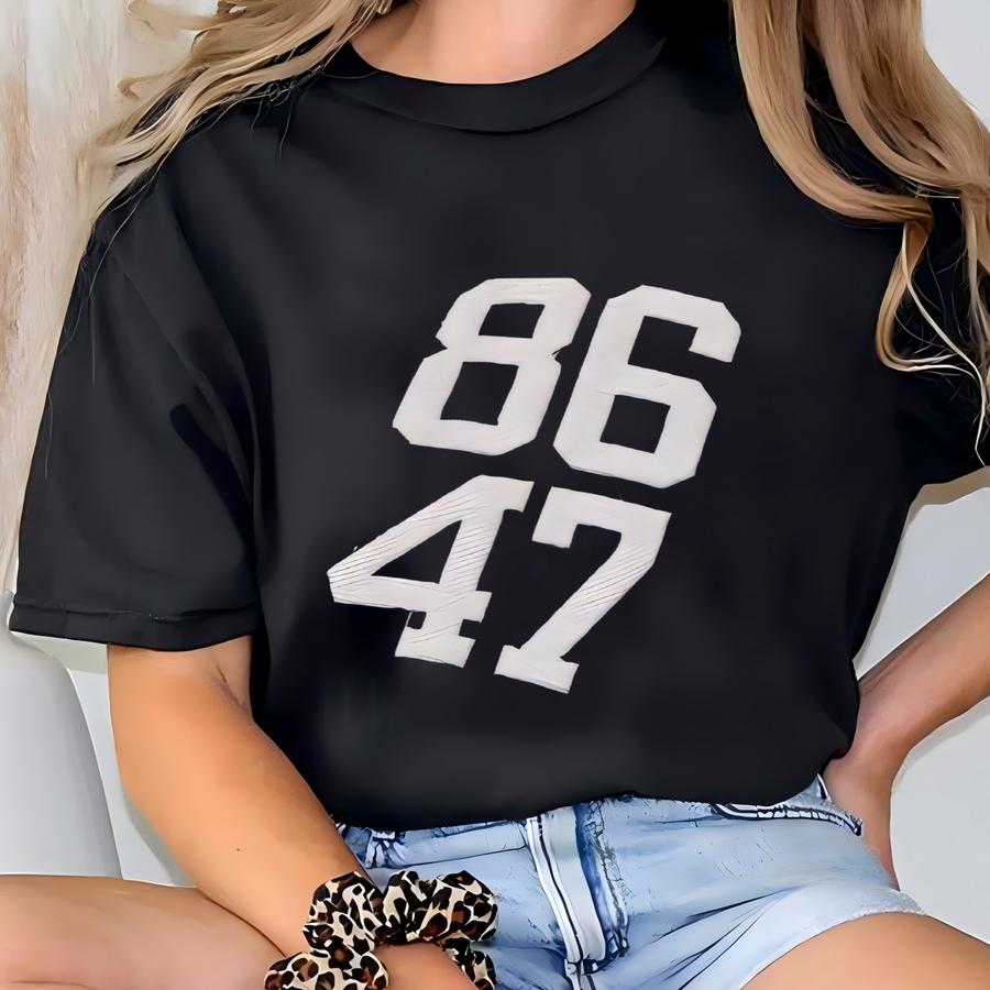 8647 Hat, Subtle Anti Cap, Pro-democrat Political Hat, Hidden Message Liberal Baseball Cap, 86 47 Statement Hat For Gift T-shirt