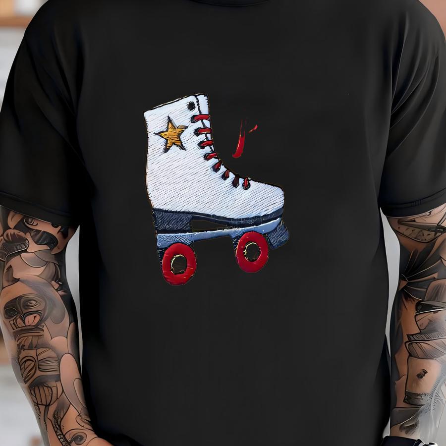 Personalized Roller Skating Sweatshirt Roller Derby Crewneck T-shirt