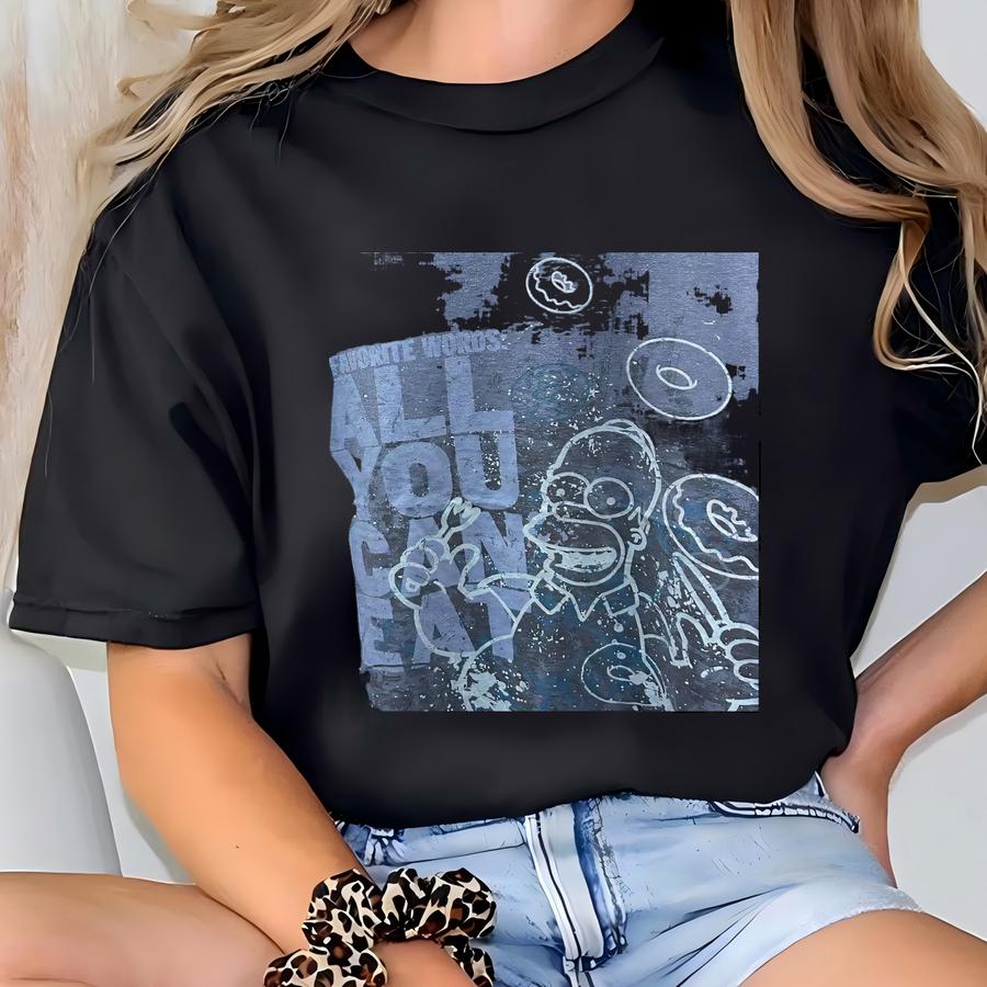 Vintage 2000s The Simpsons Tshirt Size L T-shirt