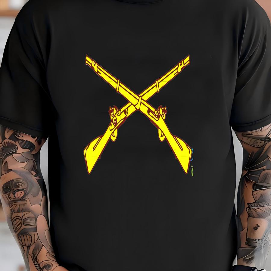 Us Infantry Branch Insignia With Digital Design.perfect For Military Veterans, Active Duty Or Supporters.svg,png,dxf,eps,pdf Cut File T-shirt