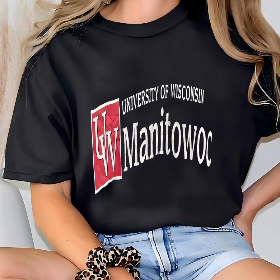 Vintage University Of - Madison Uw Hoodie Size L T-shirt