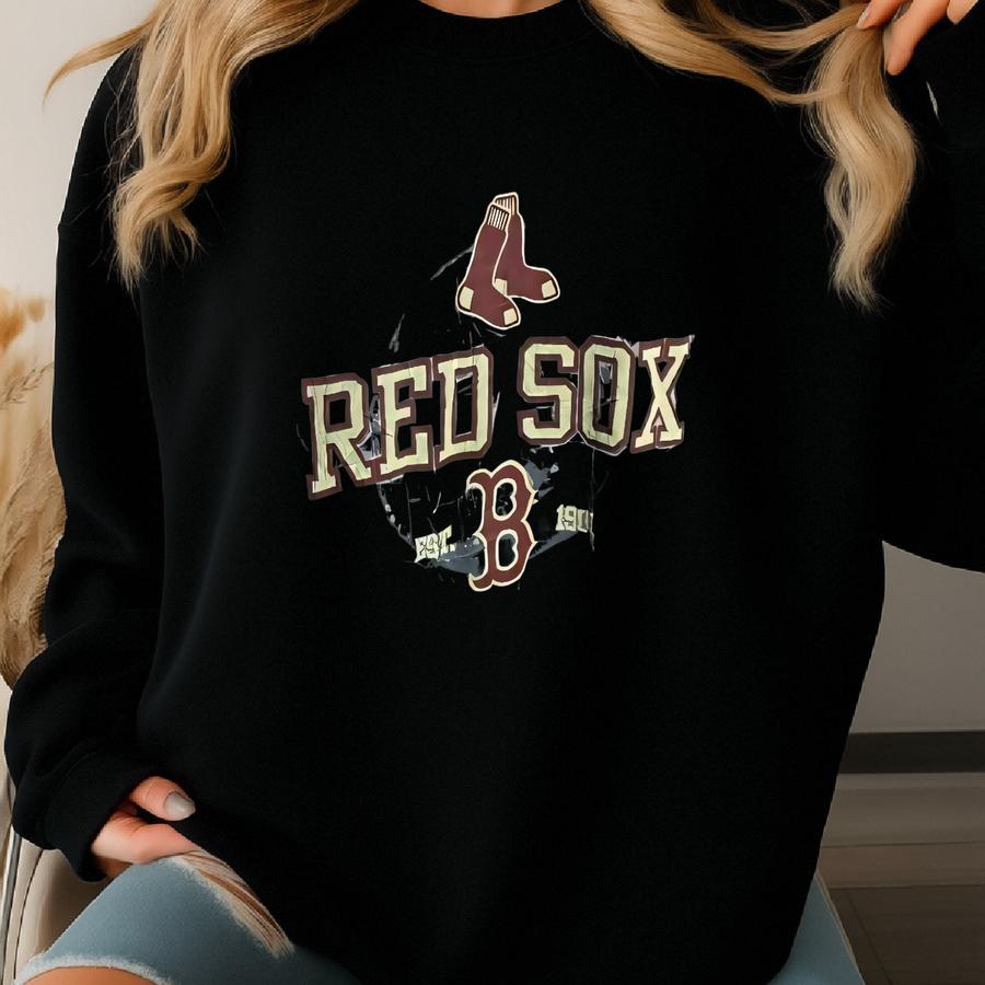 Vintage Boston Red Sox T-shirt Size L Sweatshirt