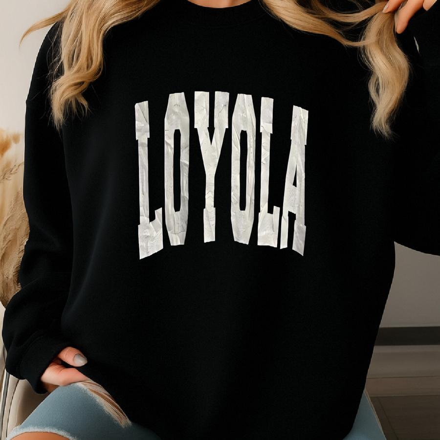 Vintage Loyola University Chicago T-shirt Size M Sweatshirt