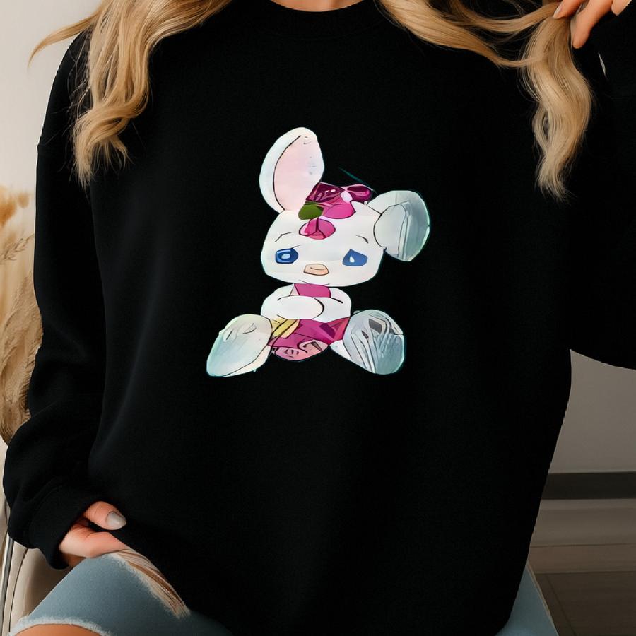 Vintage 90s Rabbit X Russell T-shirt Size L Sweatshirt