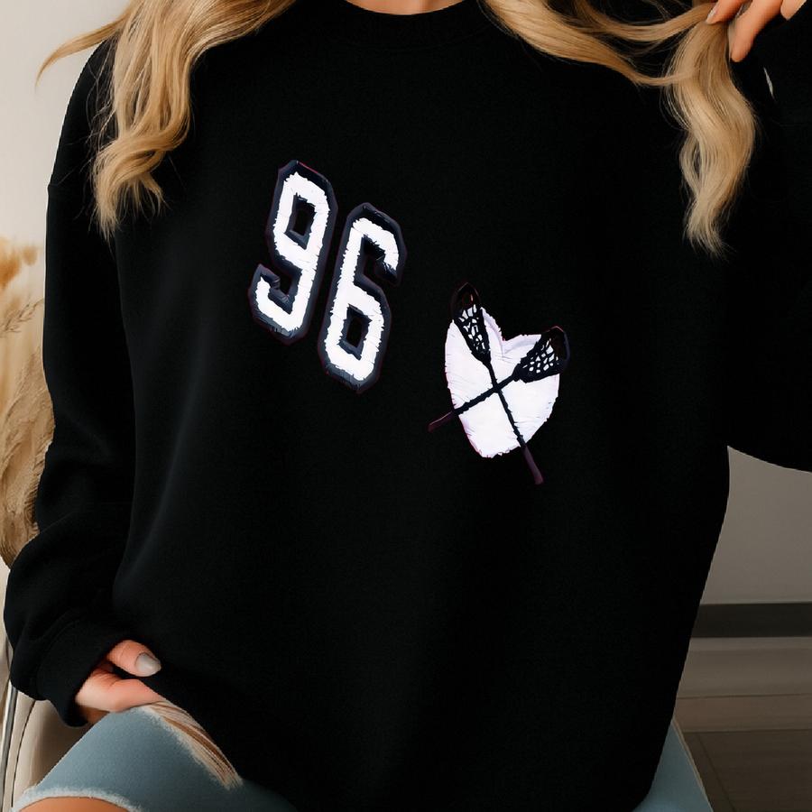 Lacrosse Visor: Custom Player Jersey Number, Colors, Sticks Heart, Mom Wife Team Sweatshirt