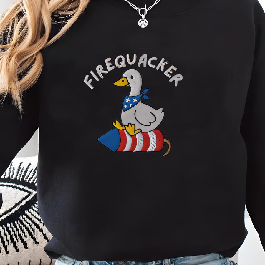 Silly Goose 4th Of July Sweatshirt, Patriotic Sweatshirt, Gift For Her, America Sweatshirt Sweatshirt