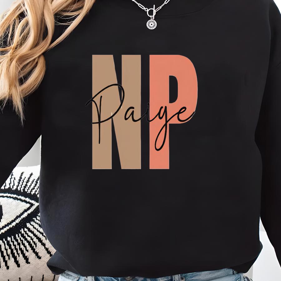 Custom Nurse Praconer Name Mug Gifts, Personalized Np Graduation Cup, New Np Mug, Nurse Praconer Appreciation, Nursing Student Gift Sweatshirt