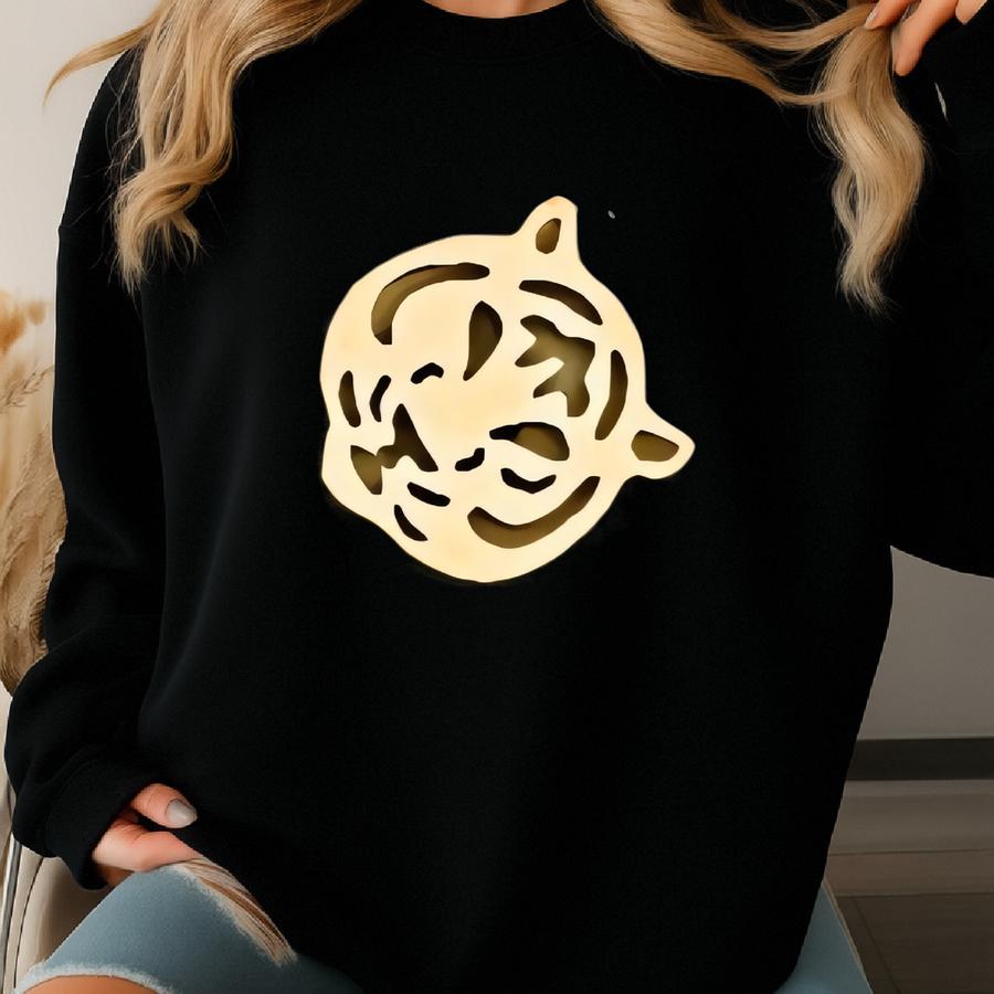 Tiger Fan Gift Set Hypoallergenic Earrings Tiger Gameday Tiger Earrings Heart Earrings Paw Earrings Gift Set For Tiger Fans Tiger Gameday Sweatshirt