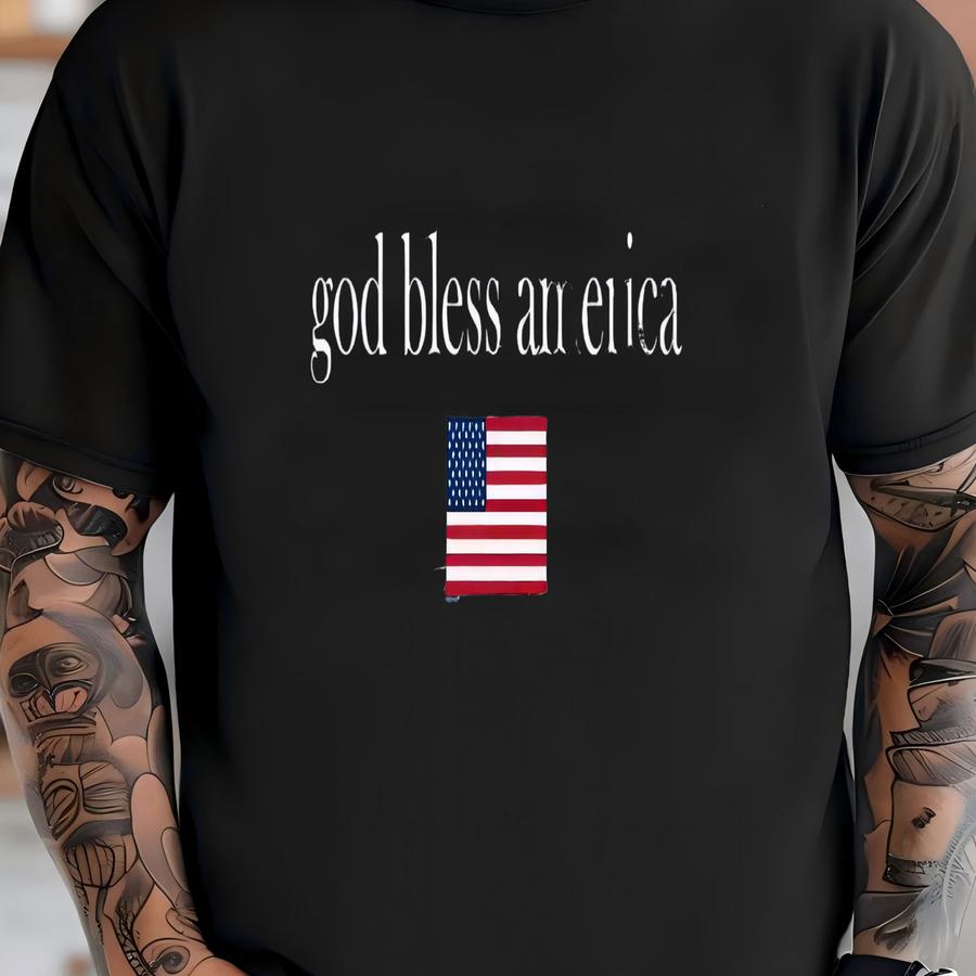 God Bless America Shirt, Usa Flag Shirt, American Flag Tee, Religious Patriotic, Christian Patriotic, 4th Of July Shirt, Freedom Sweatshirt T-shirt