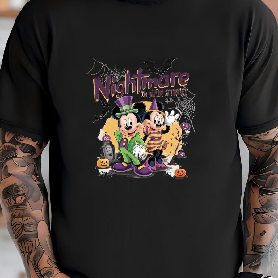 And Nightmare On Main Street Shirt, Not So Scary Halloween Party Shirt, Land Halloween Shirt T-shirt