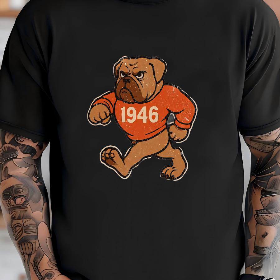 Cleveland Football Sweatshirt, Vintage Game Day Apparel, Unisex Crewneck Jumper, Football Fan Gift, Cleveland Sports Wear, Retro T-shirt