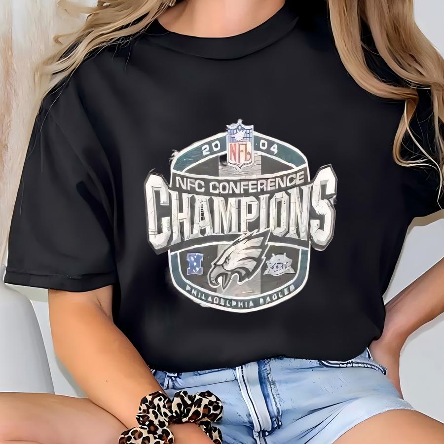 Vintage Long Sve Shirt Reebok Size Large L Football Nfc Pennsylvania Super Bowl Xxxix 2004 00s T-shirt