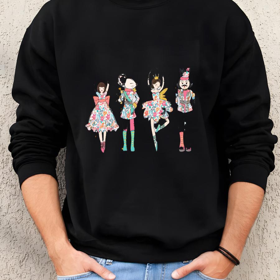 Nutcrackers Sweatshirt, Nutcracker Dance Sweater For Women, Nutcracker Mom Era Sweatshirt, Most Wonderful Time Of The Year Crewneck Sweater Sweatshirt