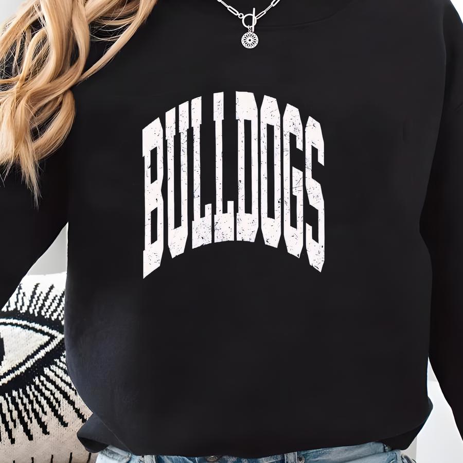 Vintage Bulldogs T-shirt, Bulldogs Game Day Shirt, College Spirit Tee, Bulldogs Mascot Shirt, Teachers Gameday Shirt, Bulldog Football Tee Sweatshirt