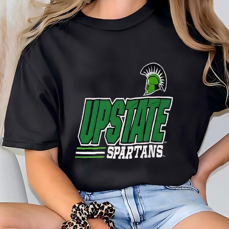 Vintage University South Carolina Upstate Sweatshirt Usc Upstate Crewneck Upstate Sweater Usc Upstate Spartans Logo Grey  T-shirt