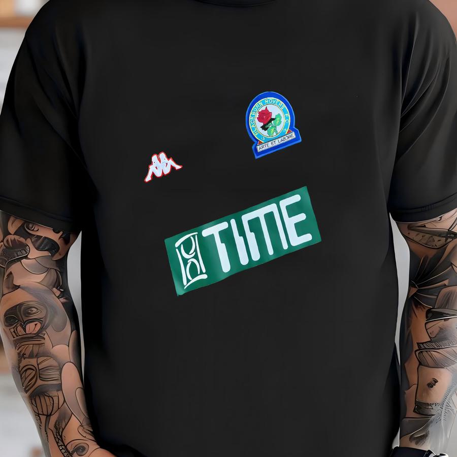 Vintage 2000-2001 Blackburn Rovers Fc Bpl Efl Kappa Goalkeeper Soccer Football Jersey Kit Shirt Size Large T-shirt