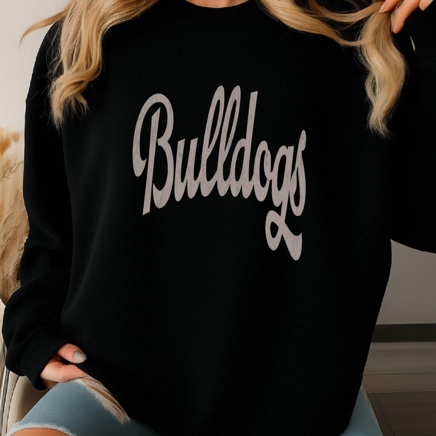 Bulldogs Sweatshirt Bulldogs Sweatshirt Bulldogs Game Day For Women Bulldogs Crewneck Sweatshirt