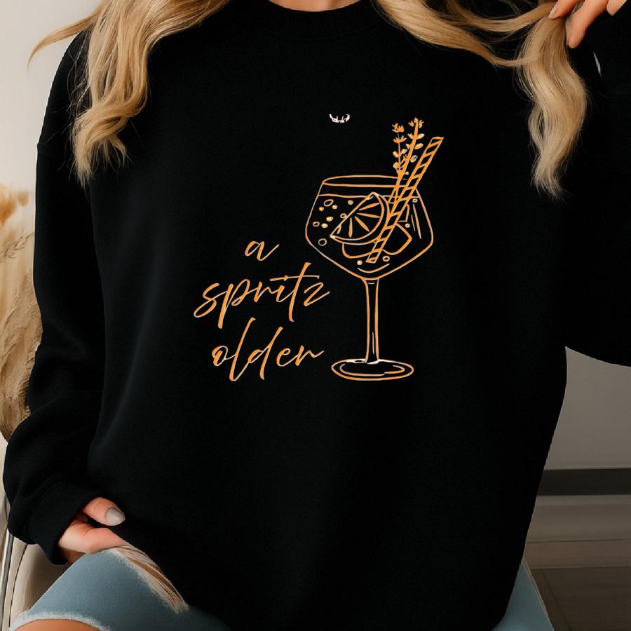 Aperol Spritz Shirt,a Spritz Older Comfort Color Tshirt,30th Birthday Shirt, Italian Theme,drinking T Shirt Sweatshirt