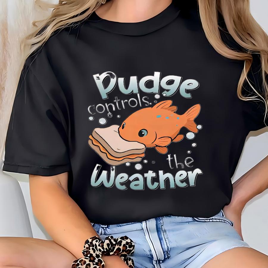 Pudge Controls The Weather Shirt For Kids, Toddler Stitch Inspired Tee, Land Family Trip Shirt, Cute Quote, Bday Boy Tee T-shirt