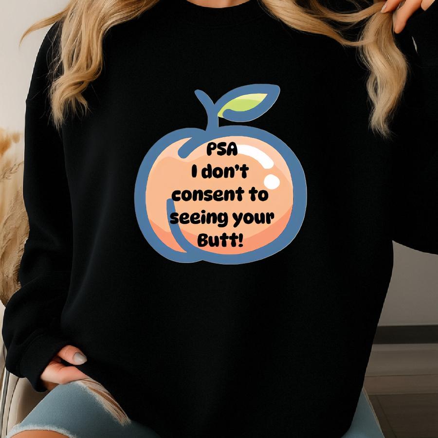 Peach Design  Sweatshirt