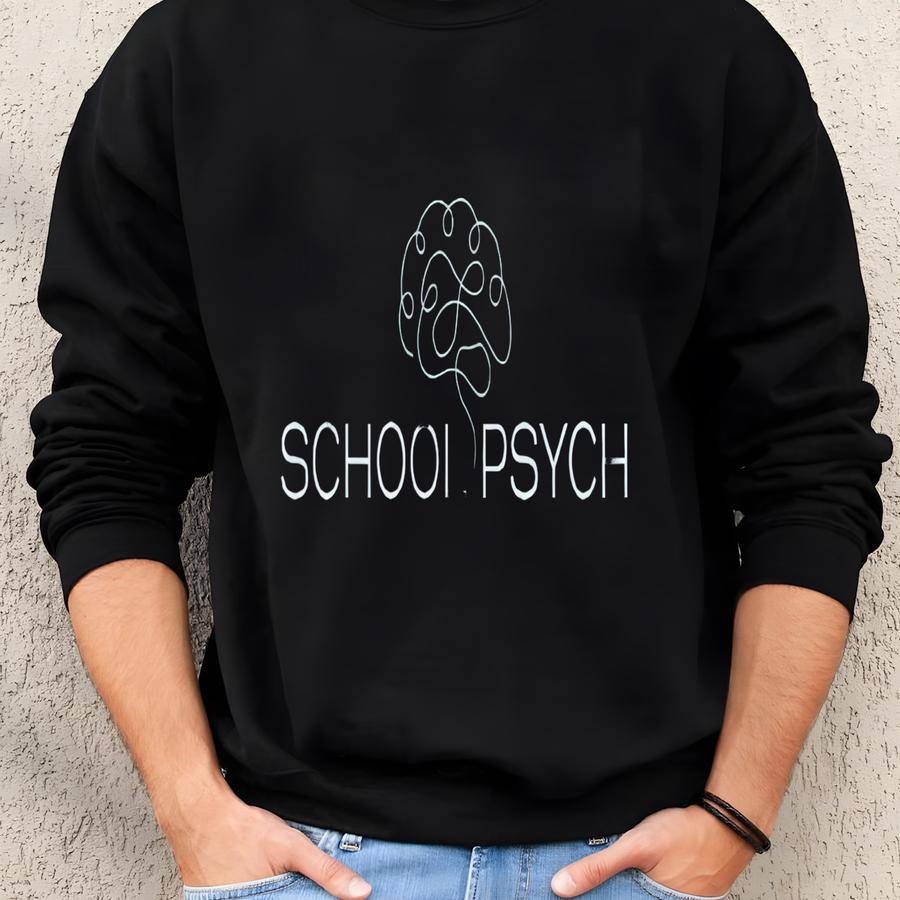 Psychology Shirt School Psych Gift, Psychology Major College Tshirt, Coworker Gift For Counselor Mental Health Gift Self Care Sweatshirt