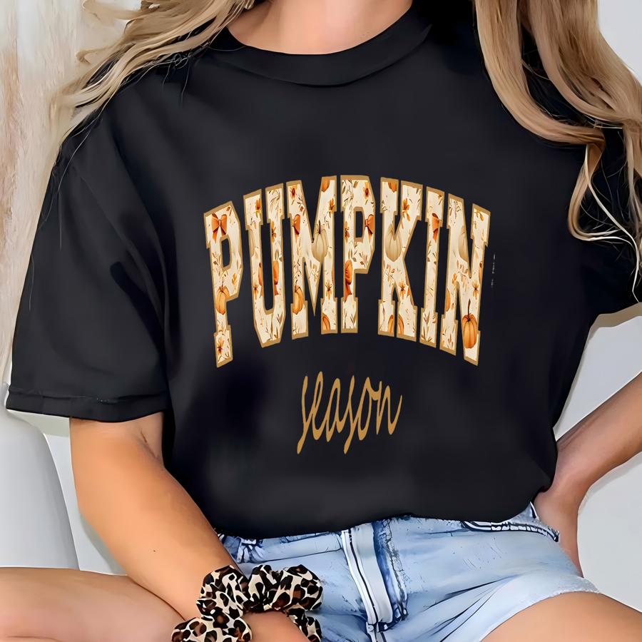 Pumpkin Season Sweatshirt, Thanksgiving Gift Fall Gifts, Autumn Sweatshirt, Cute Fall Sweatshirt, Halloween Sweatshirts For Women T-shirt