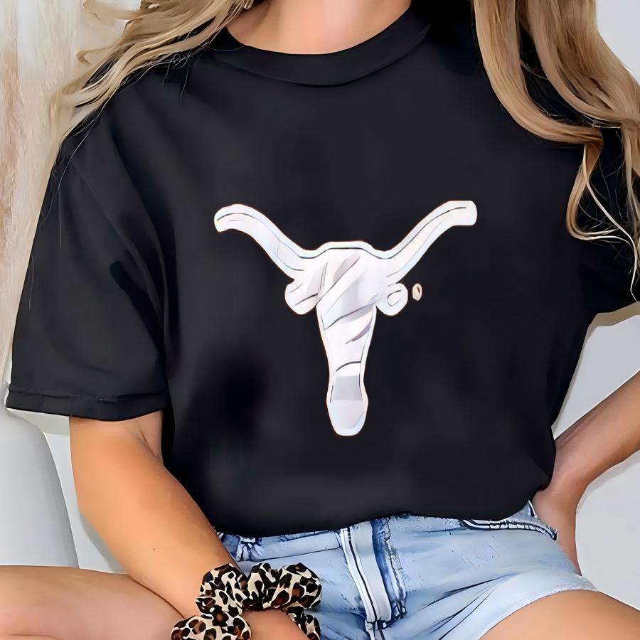 Vintage 00s Texas Orange Hoodie - Genuine Stuff - Size M T-shirt