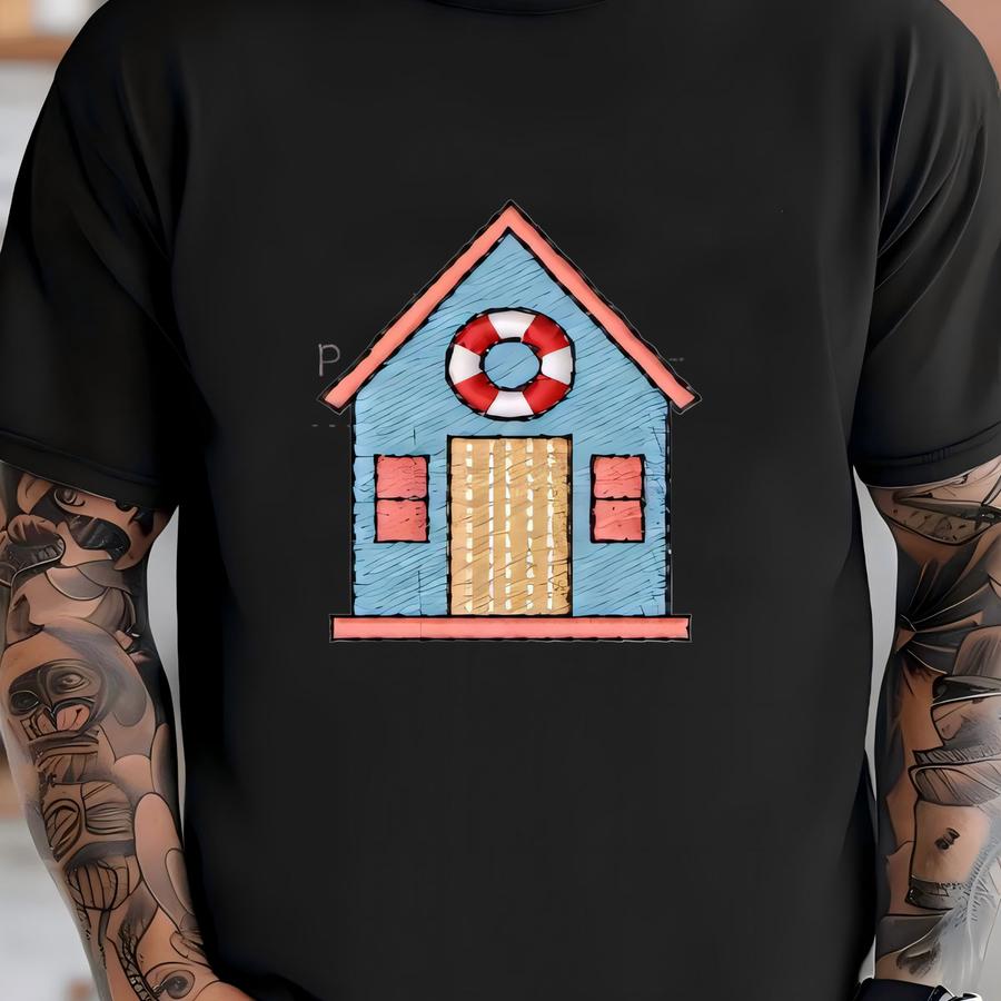 Beach Icons Y Download, 2 Sizes (7 And 9 Inch) T-shirt