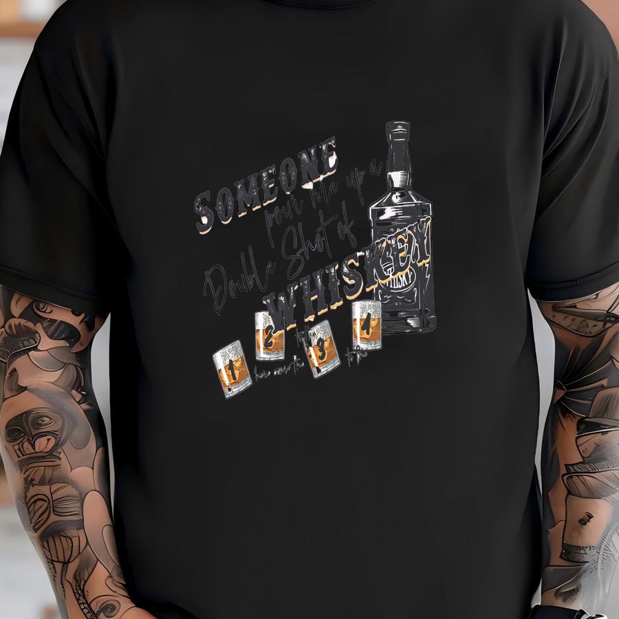 Someone Pour Me A Double Shot Of Whiskey Country Music Women's Tank Top T-shirt