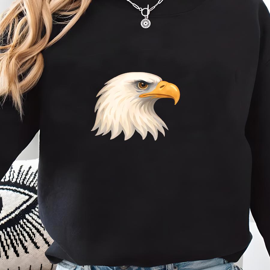 Bald Eagle Shirt: Patriotic Usa Spirit Apparel Sweatshirt