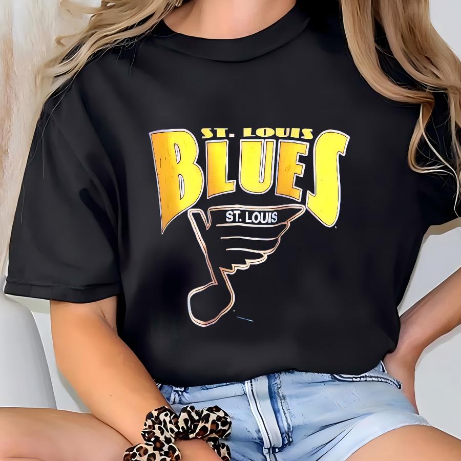 Vintage 90s St. Louis Blues Hoodie - Size L T-shirt