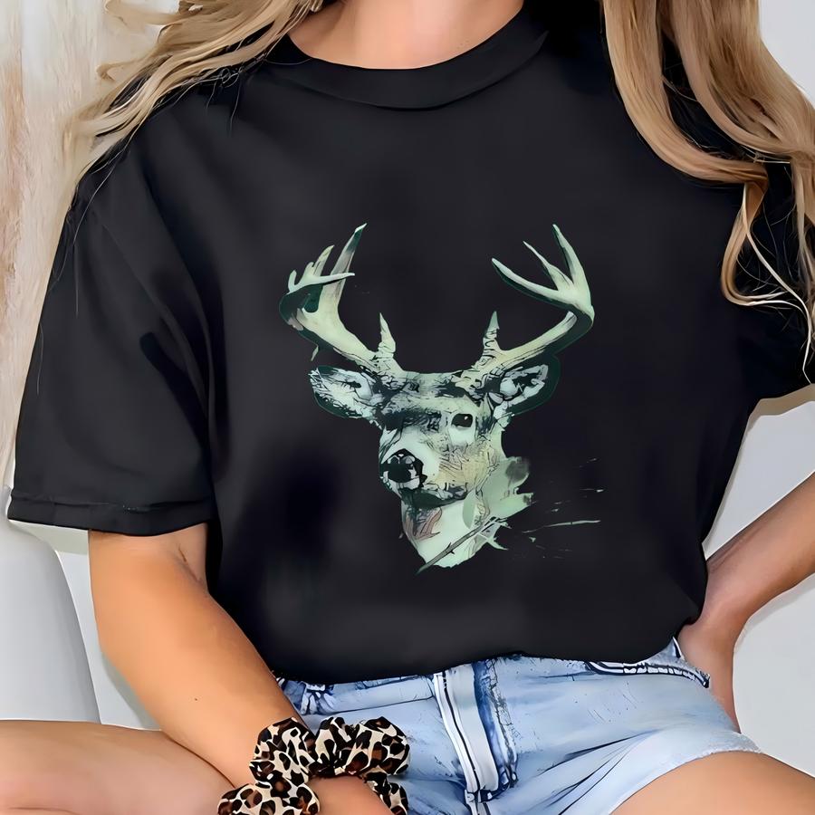 Vintage Outdoor Outfitters Sweatshirt Grizzly Bear Crewneck Cat Sweater Pullover Largemouth Bass Wildlife Deer Duck Wolf Logo Print Large T-shirt