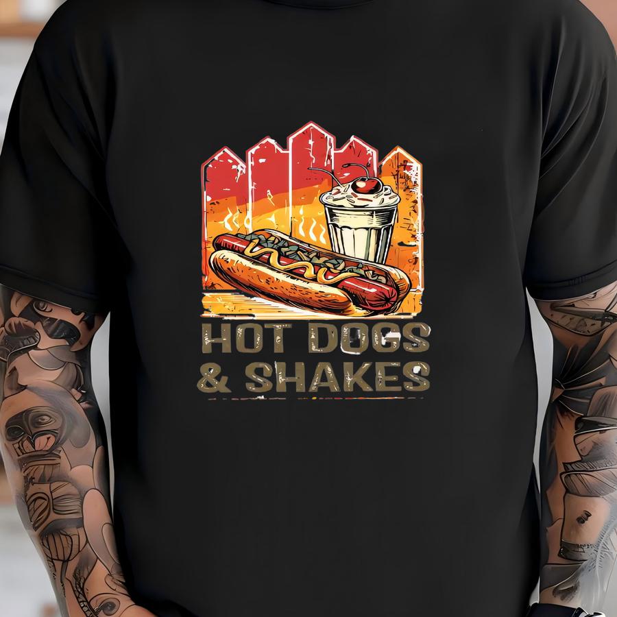 Hot Dogs And Shakes Hoodie, Hotdogologist, Hotdog Eating Contest Tee, Funny Hotdog Lovers Gift Tee, Street Food Party, Hot Dog Lover -tc128 T-shirt