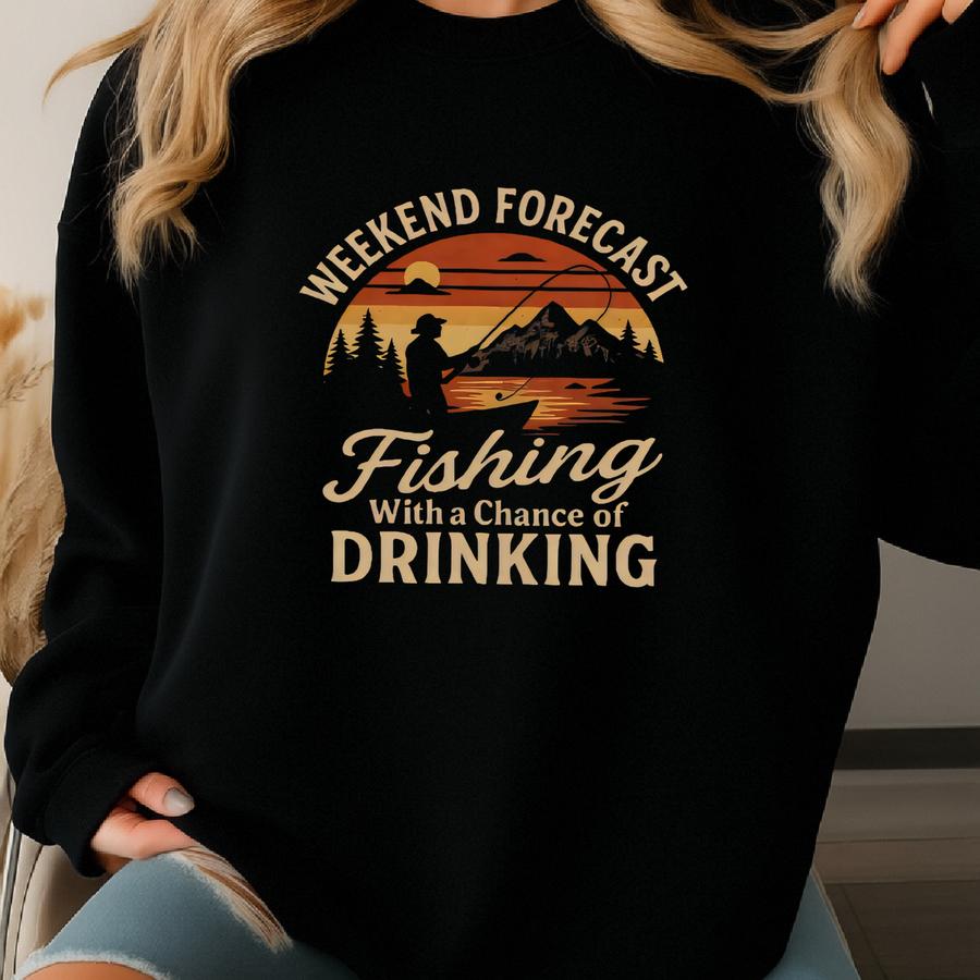 Retro Funny Fishing Joke Shirt, Fisherman Humor Tee, Lake Lovers Sweatshirt, Angler Humorous Hoodie Sweatshirt