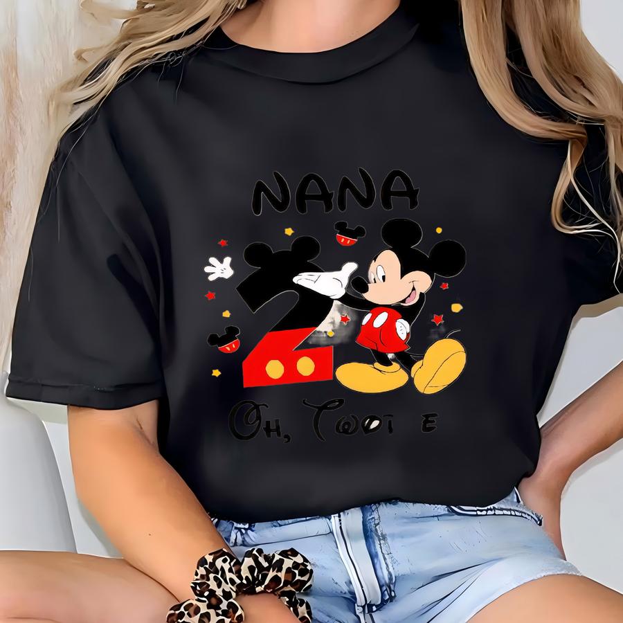 Oh Twodles Family Birthday Shirts, Matching 2nd Birthday Party Outfits For Kids And Adults, Custom Gift Tee For Birthday Crew T-shirt