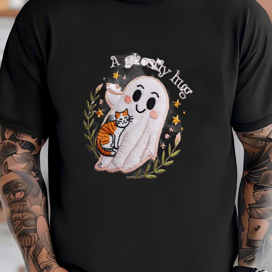 Ghost Shirt – Cute Halloween Tee – Spooky Minimalist Ghost Top T-shirt