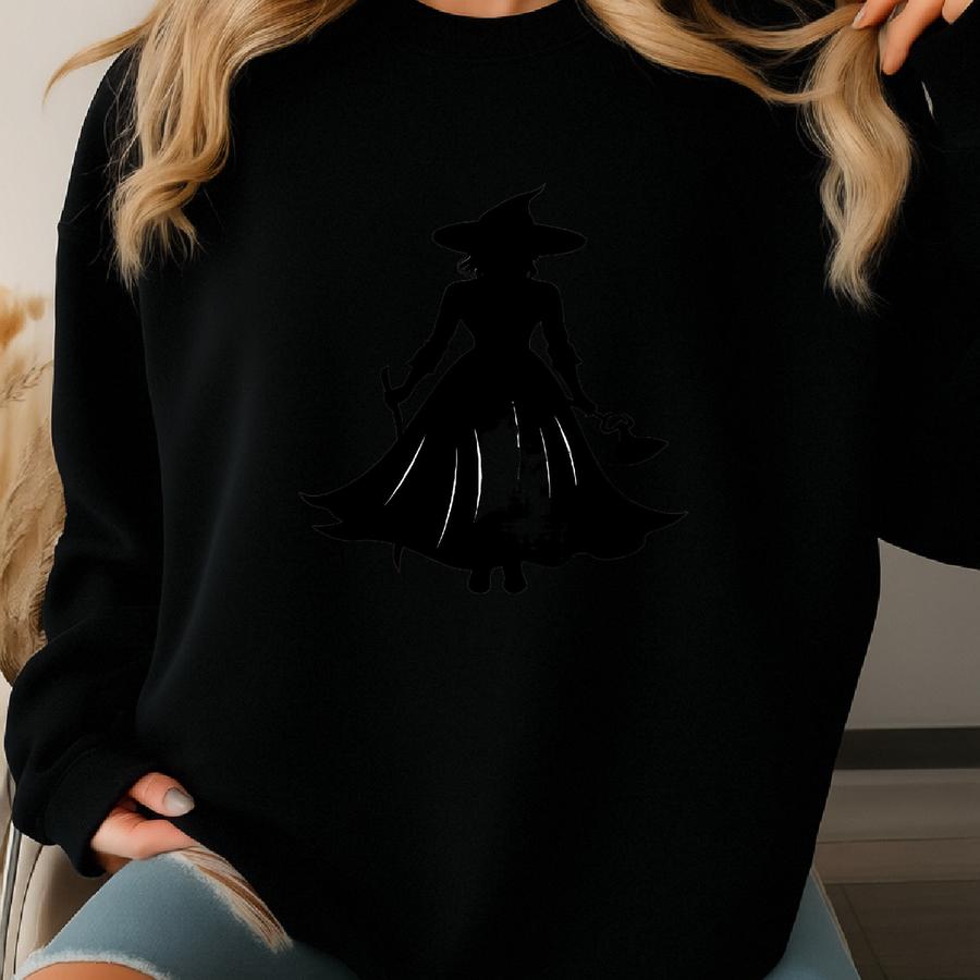 Demon's Evil Eye Shirt, Witch Silhouette Halloween Funny, Spooky Season, Halloween Party, Scary Halloween Tee, Halloween Gift Sweatshirt