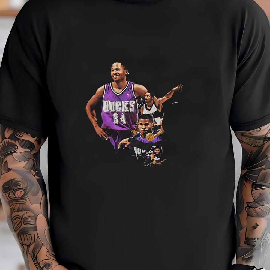 Classic 2000s Ray Allen Sports Tee T-shirt