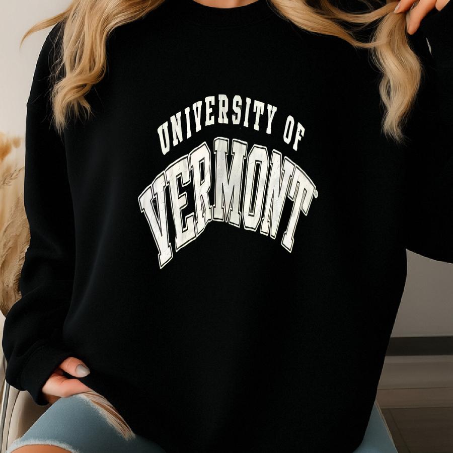 Vintage University Of Vermont T-shirt Size L Sweatshirt