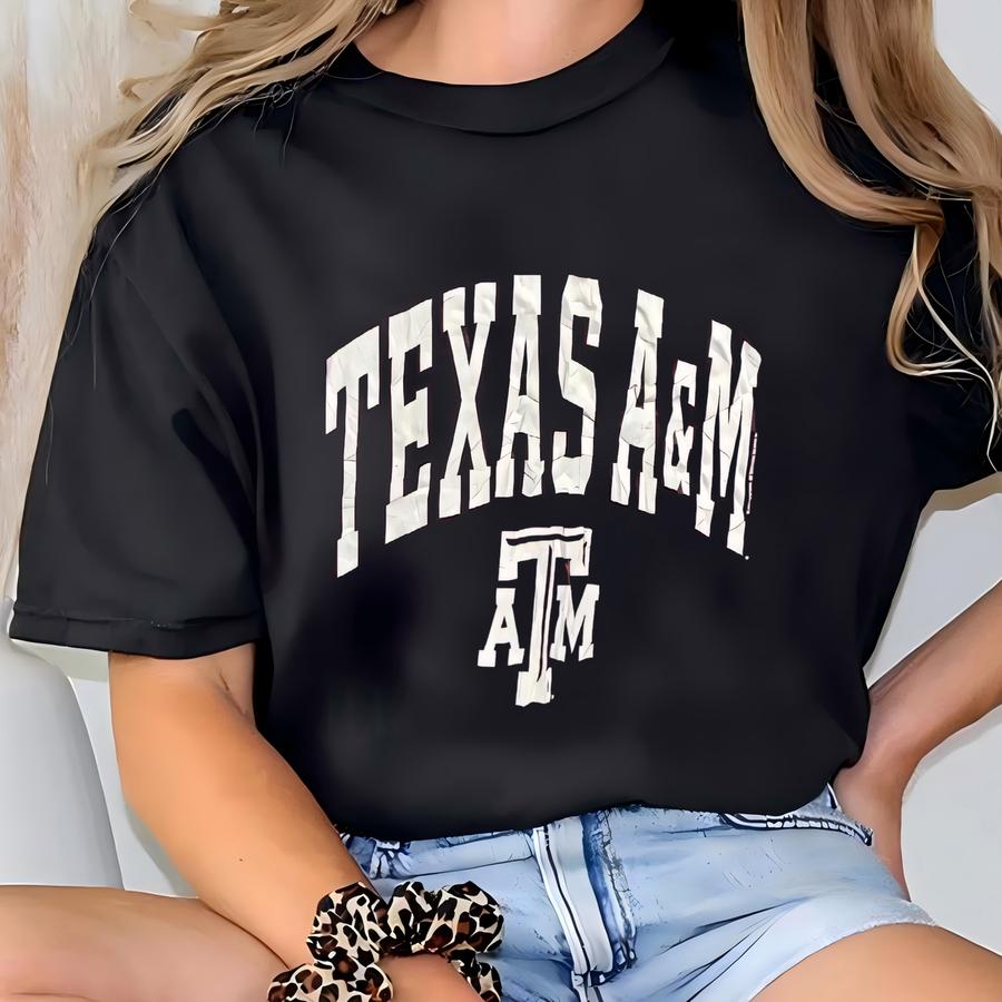 Vintage Texas Am University Hoodie Size M T-shirt