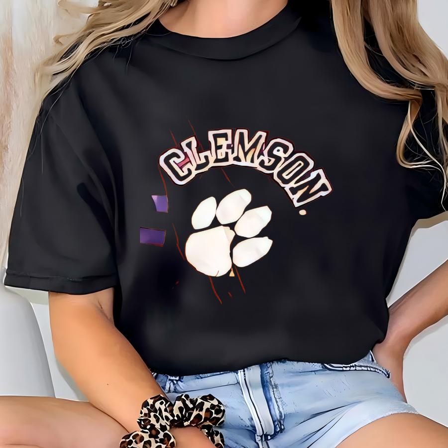 Vintage 90s Clemson Tigers X Starter Hoodie Size Xl T-shirt