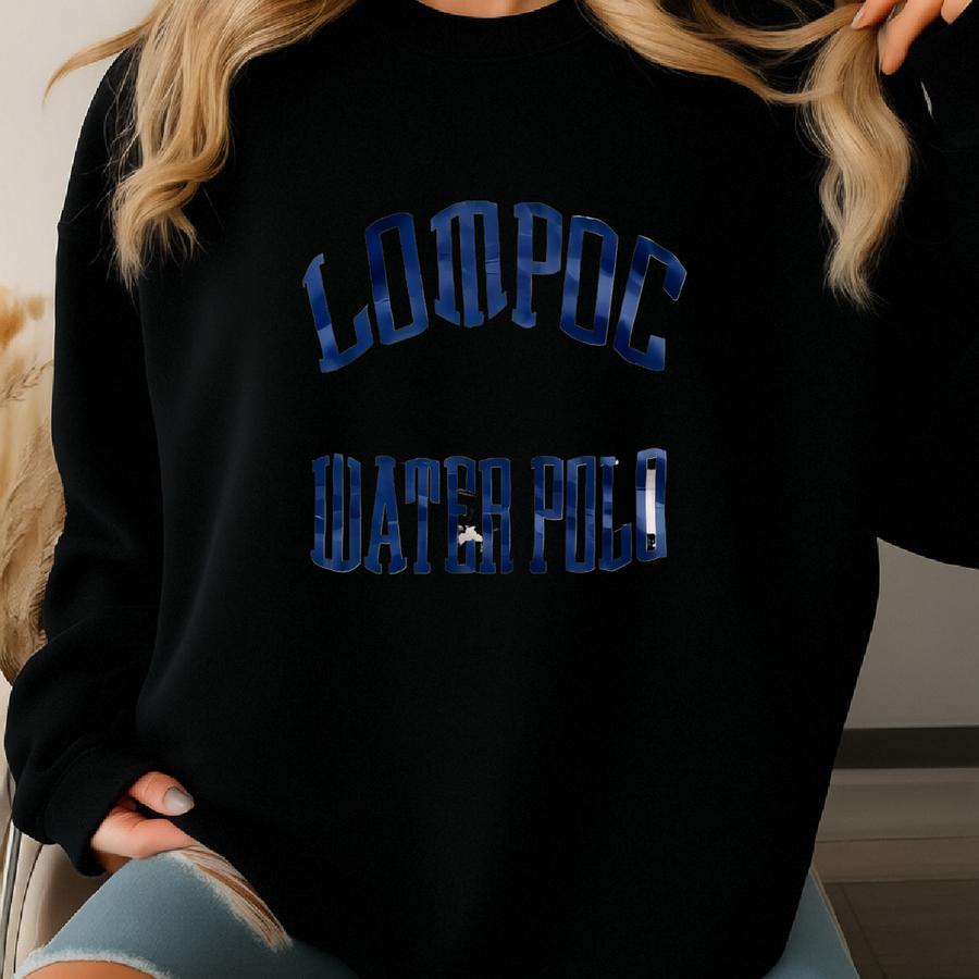 Vintage 90's Champion Lompoc Water Polo Gray Hoodie Pullover Sweatshirt Sz Large Sweatshirt
