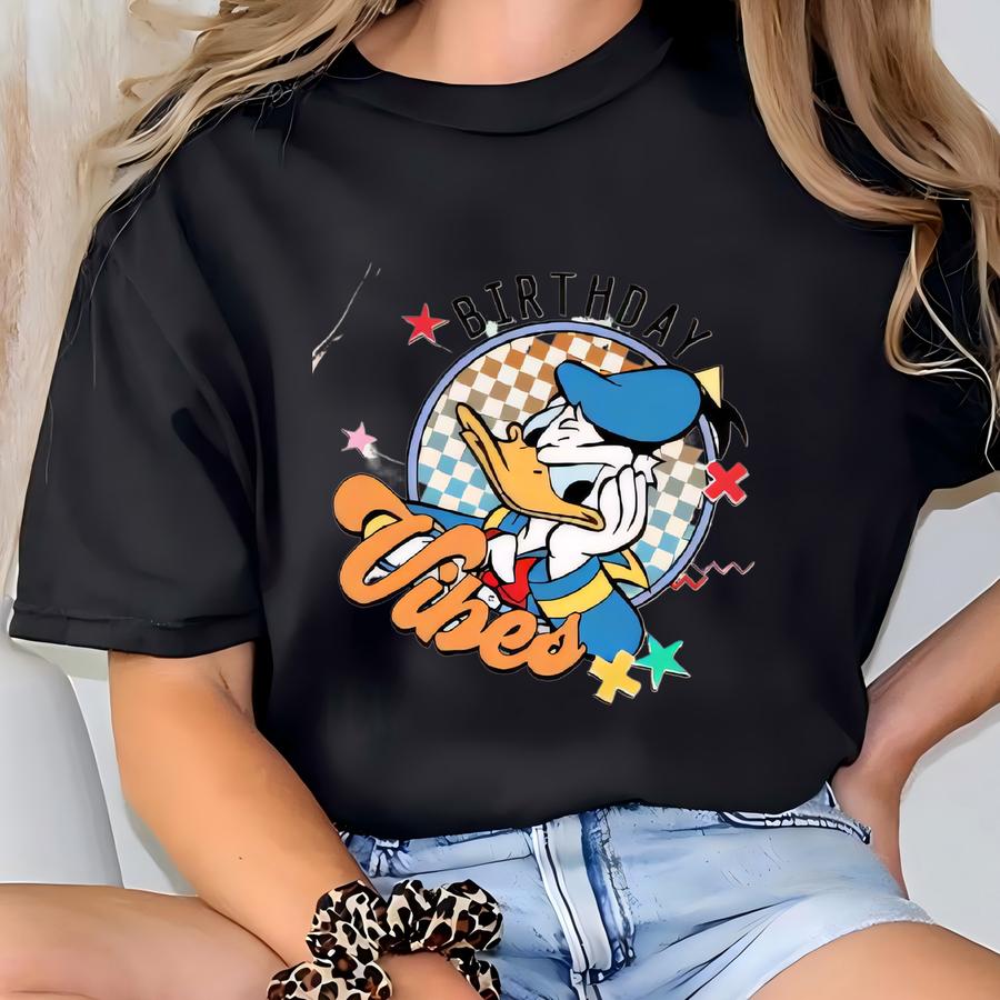 And Friends Birthday Vibes Shirt |  Birthday Tee | Cartoon Crew Party Sweatshirt | Magical Celebration Outfit T-shirt