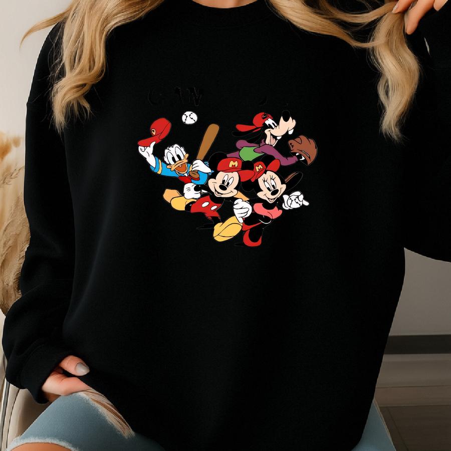 And Friends Game Day Shirt | Baseball Family Tee | Sports Fan T-shirt |  Donald Pluto | Stadium Outfit Sweatshirt