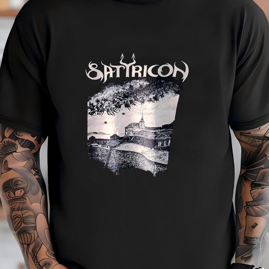 Satyricon Tour ( Band ) Hoodie Medium T-shirt