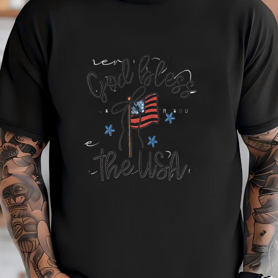 God Bless The Usa (4 6 Inch) Y Download T-shirt
