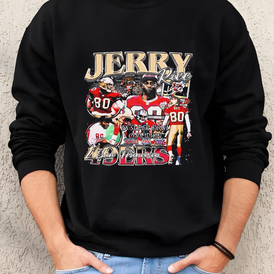 Classic 1990s San Fran Jerry Sports Tee Sweatshirt