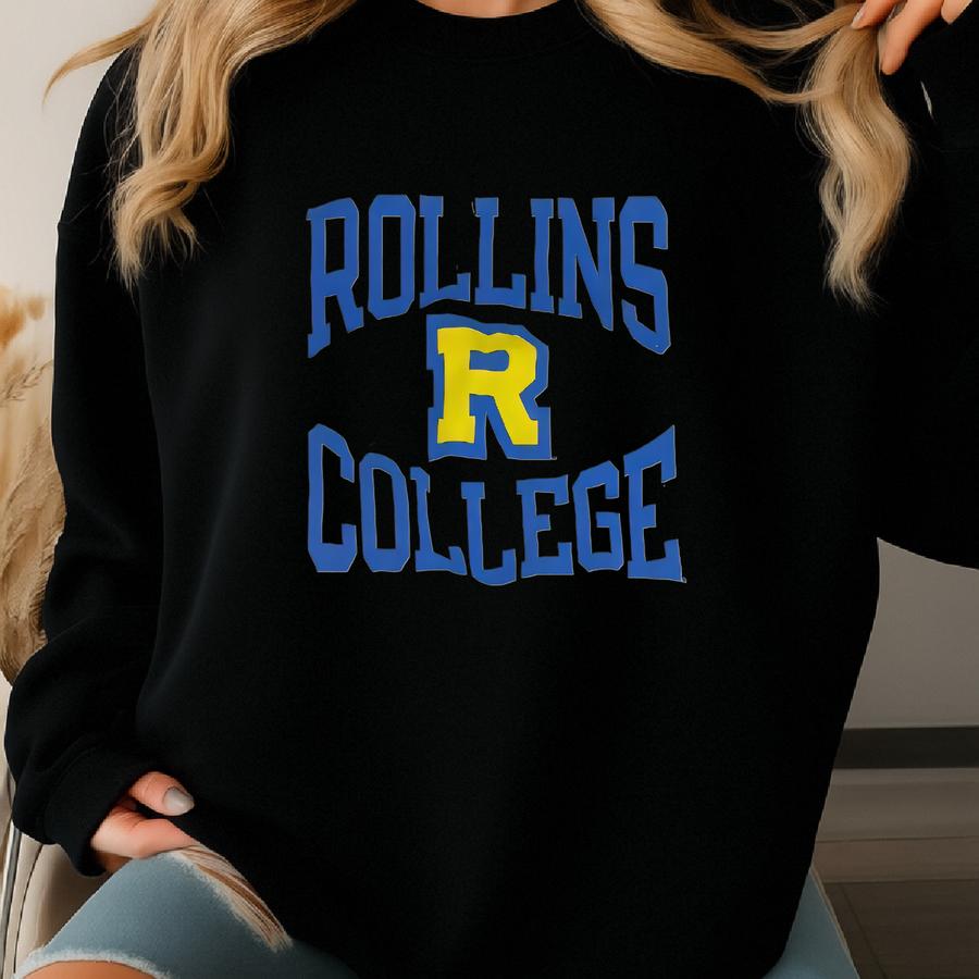 Vintage Y2k Rollins College Tars Reverse Weave Crew Neck Sweatshirt Sweatshirt